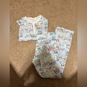 Paris roller rabbit pajamas